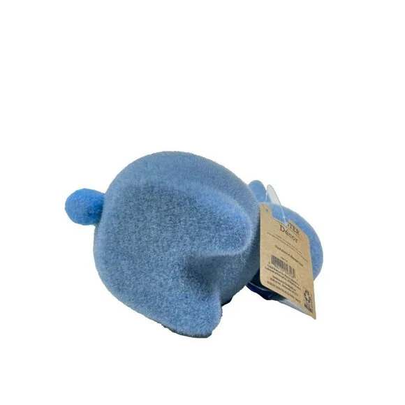 Way To Celebrate Easter Flocked Blue Bunny 9" Lightweight Decor - Picture 7 of 13